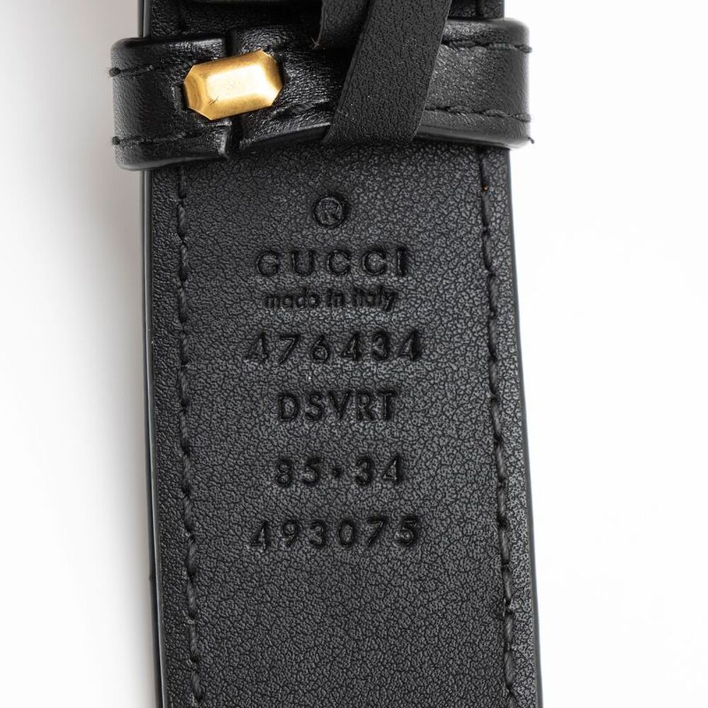 Gucci Matelasse Leather GG Marmont Belt Bag - Size 34 / 85 - Picture 9 of 11